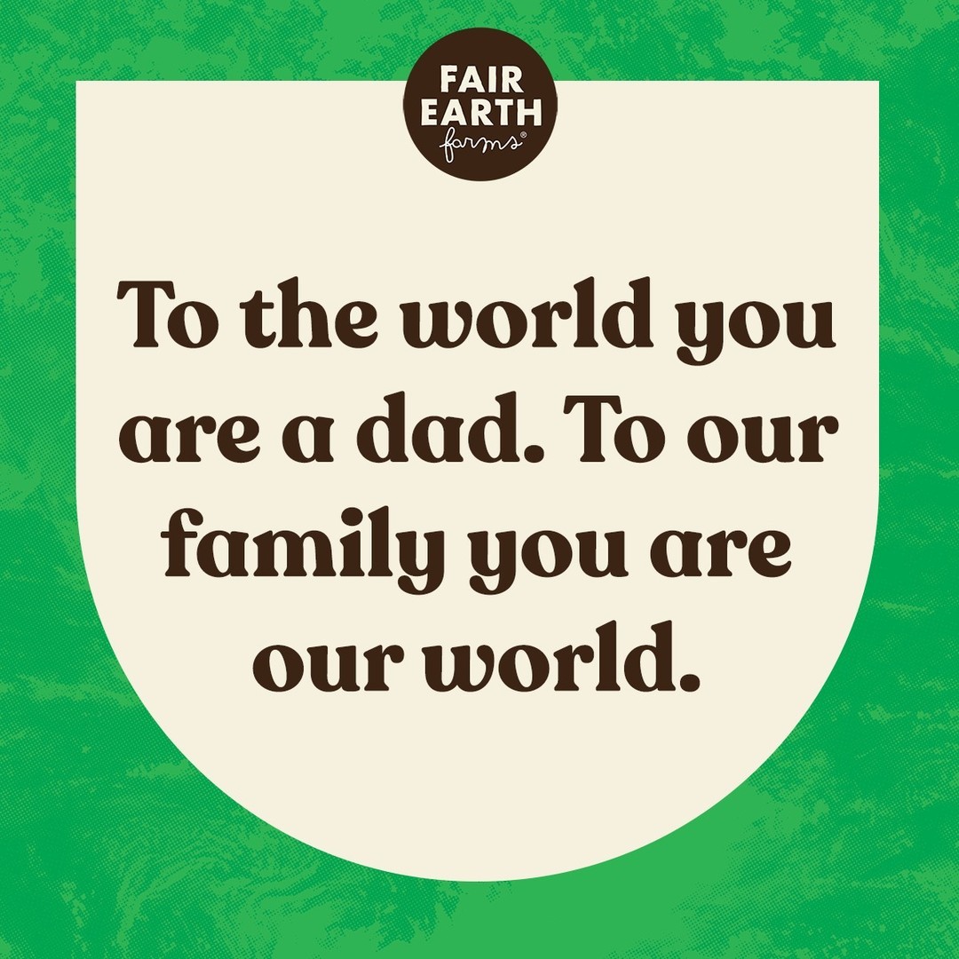 Dads, you’ve got a big role to play in this world, and we hope you know that you're loved, appreciated, and looked up to. 💚

Thanks for keeping us happy and healthy.

Happy Father's Day, Dads!

Know a dad who needs to see this? Let them know 👇
